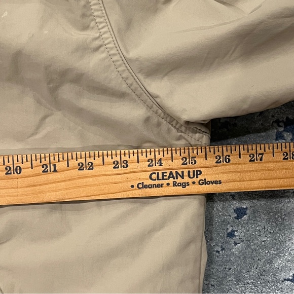 Vintage L.L. Bean Men's Tan Jacket Outdoor Workwear Fleece Lining Size XL - Picture 9 of 12